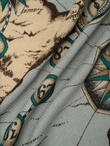 <Wool Silk Stole Herringbone Weave 120> Monopoli