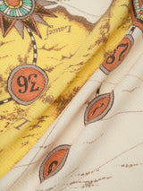 <Wool Silk Stole Herringbone Weave 120> Monopoli