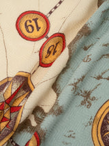 <Wool Silk Stole Herringbone Weave 120> Monopoli