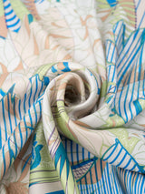 SILK SCARF 65 / COLLAGE DAHLIA RONDO