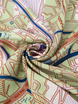 SILK SCARF 88 / COLLAGE SOMEWHERE