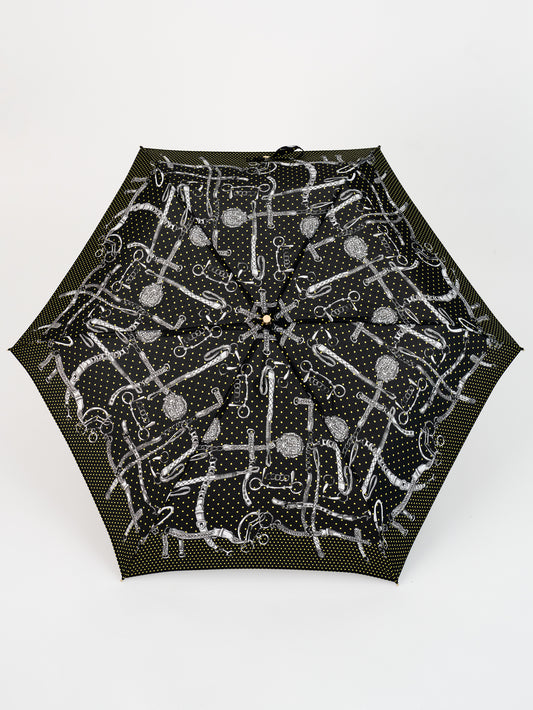 <晴雨兼用軽量折傘>ドットビット