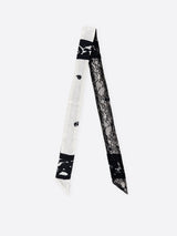 <レースボウタイミニ5>フレームペイズリーバンダナ