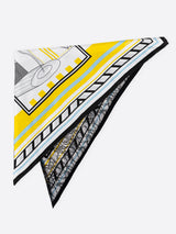 LACE TRIANGULAR SCARF LARGE / COCKTAIL