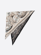 LACE TRIANGULAR SCARF MINI / BALLOON JOURNEY
