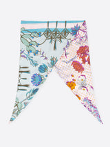 DIAMOND SCARF / COLLEGE AUTUMN GARDEN