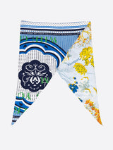 DIAMOND SCARF / COLLAGEN JUNGLE GARDEN