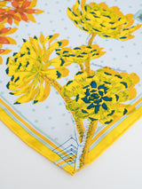 <シルクスカーフ65>コラージュオータムガーデン