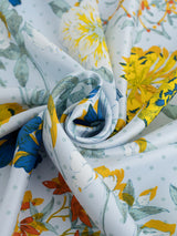 <シルクスカーフ65>コラージュオータムガーデン