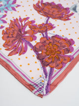 <シルクスカーフ65>コラージュオータムガーデン