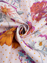 <シルクスカーフ65>コラージュオータムガーデン