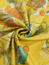 <シルクスカーフ65>コラージュブルーム