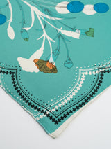 <シルクスカーフ65>コラージュブルーム