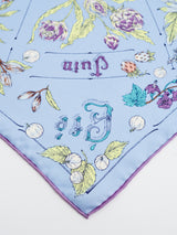 <シルクスカーフ65>シーズナルフルーツ