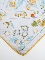 <シルクスカーフ65>シーズナルフルーツ