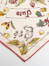 <シルクスカーフ65>シーズナルフルーツ