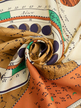 <シルクスカーフ65>ホロスコープ