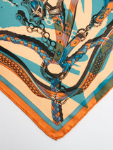 <シルクスカーフ65>コラージュトルクメン