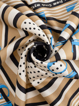 <シルクスカーフ88>デイジーバンダナ