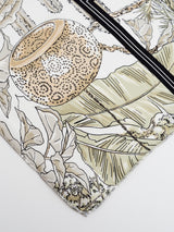 <シルクスカーフ65>サキュレントガーデン