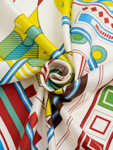 <シルクスカーフ65>カクテル