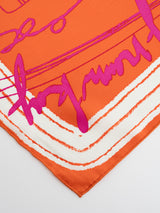 <シルクスカーフ65>インバージョンフィッシュ