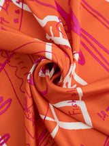 <シルクスカーフ65>インバージョンフィッシュ