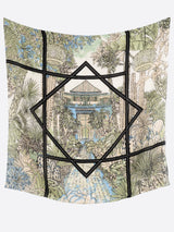 <コットンシルクストール120>サキュレントガーデン