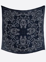 COTTON SILK STOLE 120 / KALEIDO BANDANA