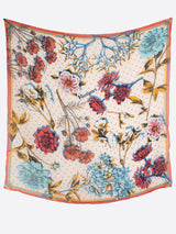 COTTON SILK STOLE 120 / COLLEGE AUTUMN GARDEN