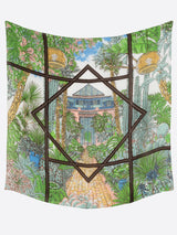 <コットンシルクストール120>サキュレントガーデン