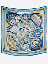 COTTON SILK STOLE 120 / BALLOON JOURNEY