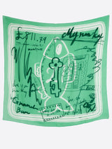 COTTON SILK STOLE 120 / INVERSION FISH