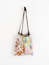 <リバーシブルプリントトートバッグS>コラージュジャングルフルーツ