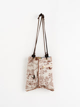 <リバーシブルプリントトートバッグS>コラージュジャングルフルーツ