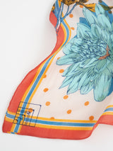 COTTON SILK STOLE 120 / COLLEGE AUTUMN GARDEN