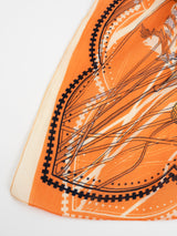 <コットンシルクストール120>コラージュブルーム