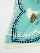 <コットンシルクストール120>コラージュブルーム