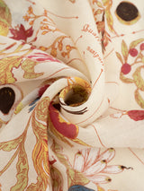 COTTON SILK STOLE 120 / SEASONAL FRUITS