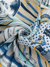 COTTON SILK STOLE 120 / BALLOON JOURNEY