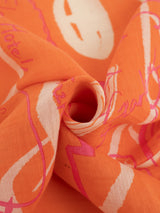 COTTON SILK STOLE 120 / INVERSION FISH