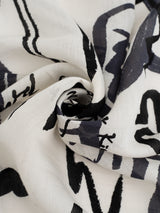 COTTON SILK STOLE 120 / INVERSION FISH