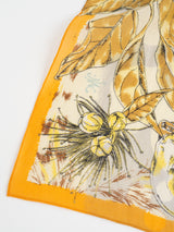 <コットンシルクストール120>コラージュジャングルフルーツ