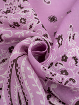 COTTON SILK STOLE 120 / KALEIDO BANDANA