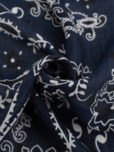 COTTON SILK STOLE 120 / KALEIDO BANDANA