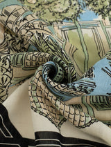 <コットンシルクストール120>サキュレントガーデン