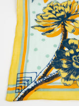 COTTON SILK STOLE 120 / COLLEGE AUTUMN GARDEN