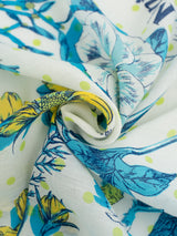 COTTON SILK STOLE 120 / COLLEGE AUTUMN GARDEN