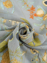 COTTON SILK STOLE 120 / SEASONAL FRUITS