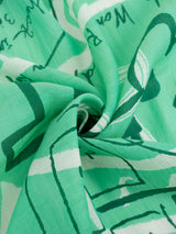 COTTON SILK STOLE 120 / INVERSION FISH